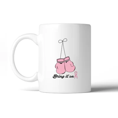 Aldona Bring it on Breast Cancer Awareness Boxing Coffee Mug