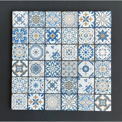 Inkjet 2" x 2" Glass Mosaic Tile - Sintra