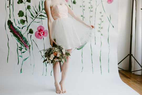 strapless Tulle Party Dress, Prom Swan Print, Bridesmaid Dresses, Skirt, Lush Mini Blush
