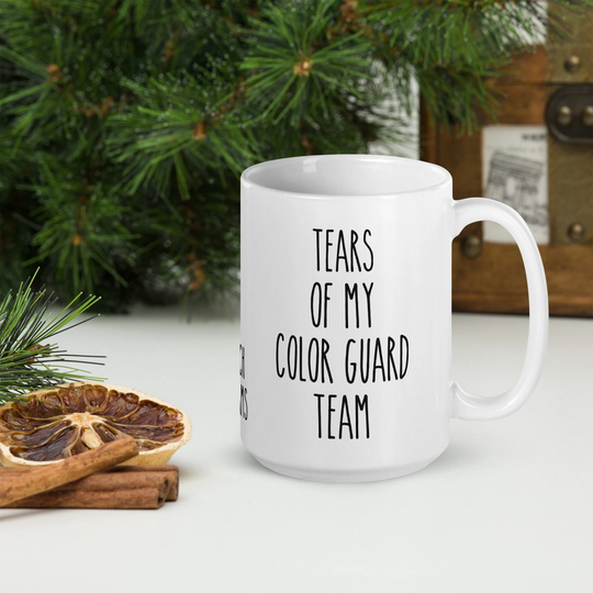 Personalizable - Tears Of My Color Guard Team Coffee Mug Funny Gift For Coach Coaches