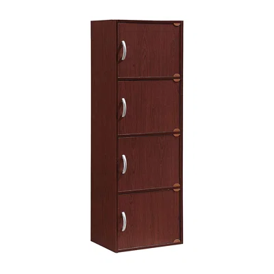 Amilei-Rose 4 - Shelf Storage Cabinet