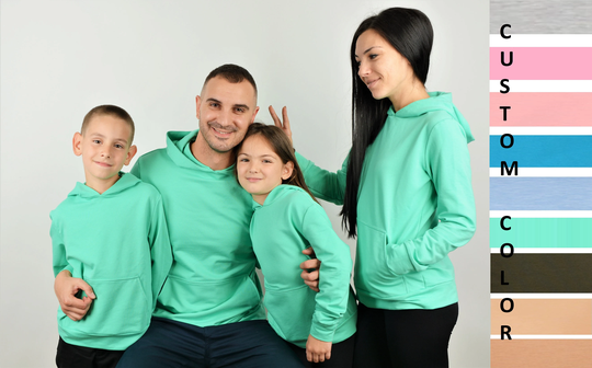 Custom Color Outfit, Matching Family Hoodies Color, Spring Outfits, Mothers Day Gift