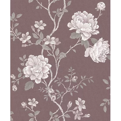 Vintage Roses Magnolia 33' L x 21" W Wallpaper Roll