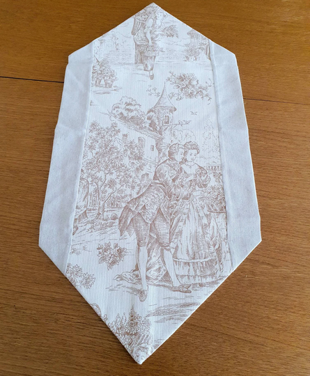 Table Runner Double Toile Linen Cotton Boho Table Coffee Mid Century