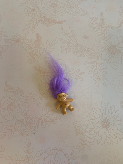Vintage Troll Pencil Topper, 90S School Supplies, Doll Doll Pen Topper