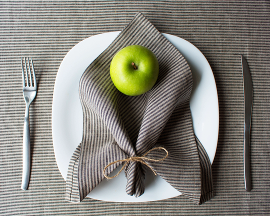 Soft Linen Napkins, Stonewashed Table Linens, Dinner Napkins With Wide Edge, Rustic Decor, 100% Pure