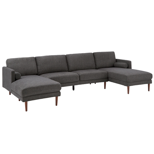 Carson Carrington Hjarpasen Rubberwood Sectional Sofa
