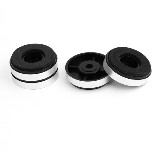 4 Pcs 30mm Dia Foam Pad Round Plastic Furniture Chair Leg Tip - Color