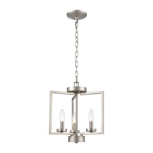 West End 3-Light Semi Flush