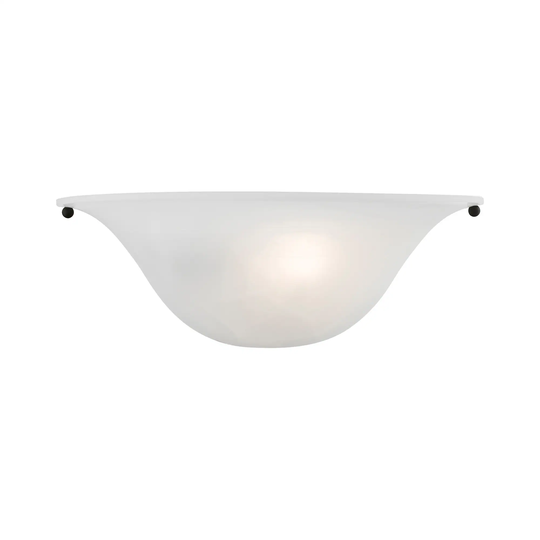 Livex Lighting Wynnewood 1 Light Black Wall Sconce - 12.75" W x 4.5" H x 6.25" Ext