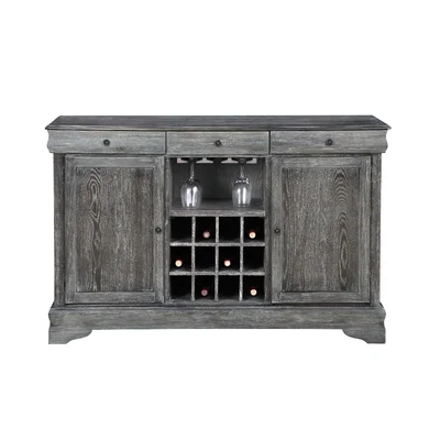 Crutcher 56" Wide 3 Drawer Sideboard