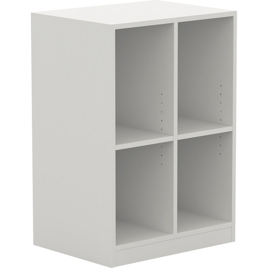 Locker Base, Double, 23-5/8"x17-3/4"x34-3/8", White