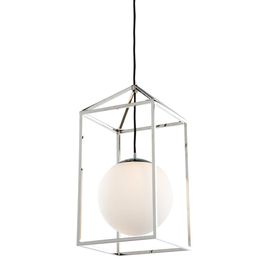 Artcraft Eclipse Pendant Light in Polished Nickel