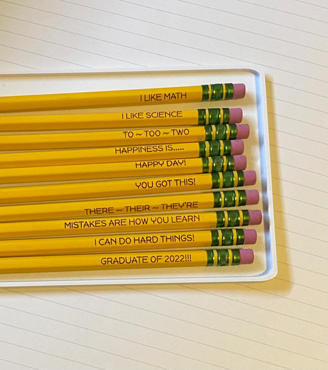 Bulk Order, Personalized Pencils, Custom Party Favor, Student Gift