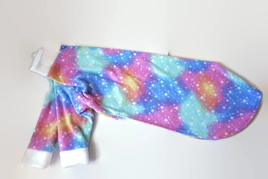 Cotton Candy Sky Sighthound Pajamas - 2 Legged Pjs For Greyhounds, Whippets & Similar Shaped Breeds
