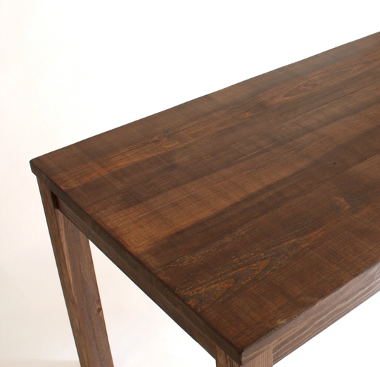 Reclaimed Wood Parsons Dining Table, Shipping Included