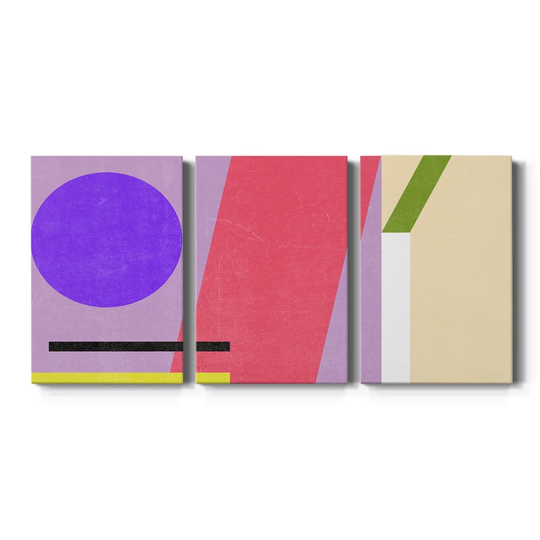 Color Composition I- Premium Gallery Wrapped Canvas - Ready to Hang