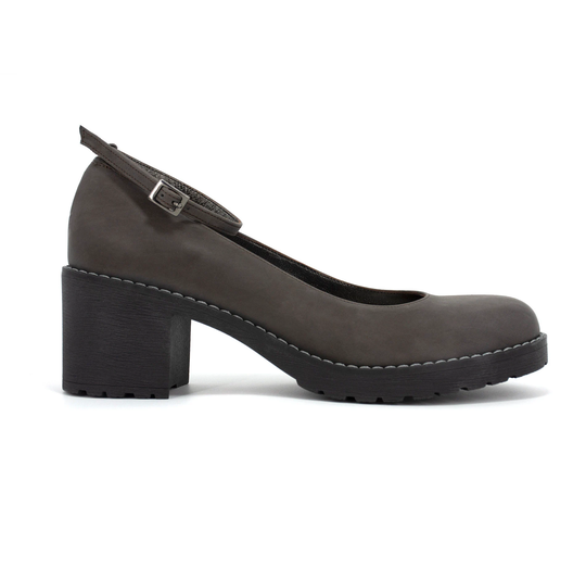 Gray Platform Heels, Platform Mary Janes, Heels With Straps On Sale, For Free 2nd Pair Leather Straps, Women Vintage Shoes, 90S Grunge Shoes
