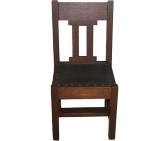 Oak Desk Chair, Mission Side Chair #21350