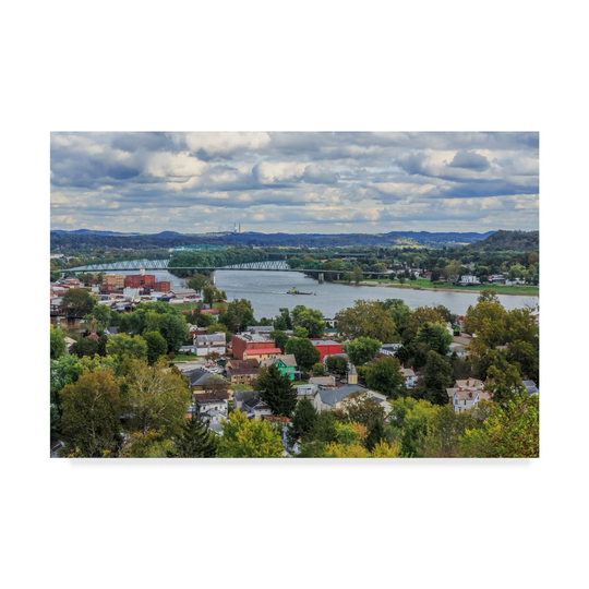 Galloimages Online 'Marietta Oh and Ohio River' Canvas Art - Multi-color
