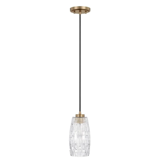 1-light Aged Brass Pendant - Aged Brass