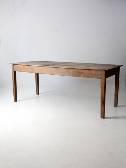 Antique Wooden Table 7 Ft