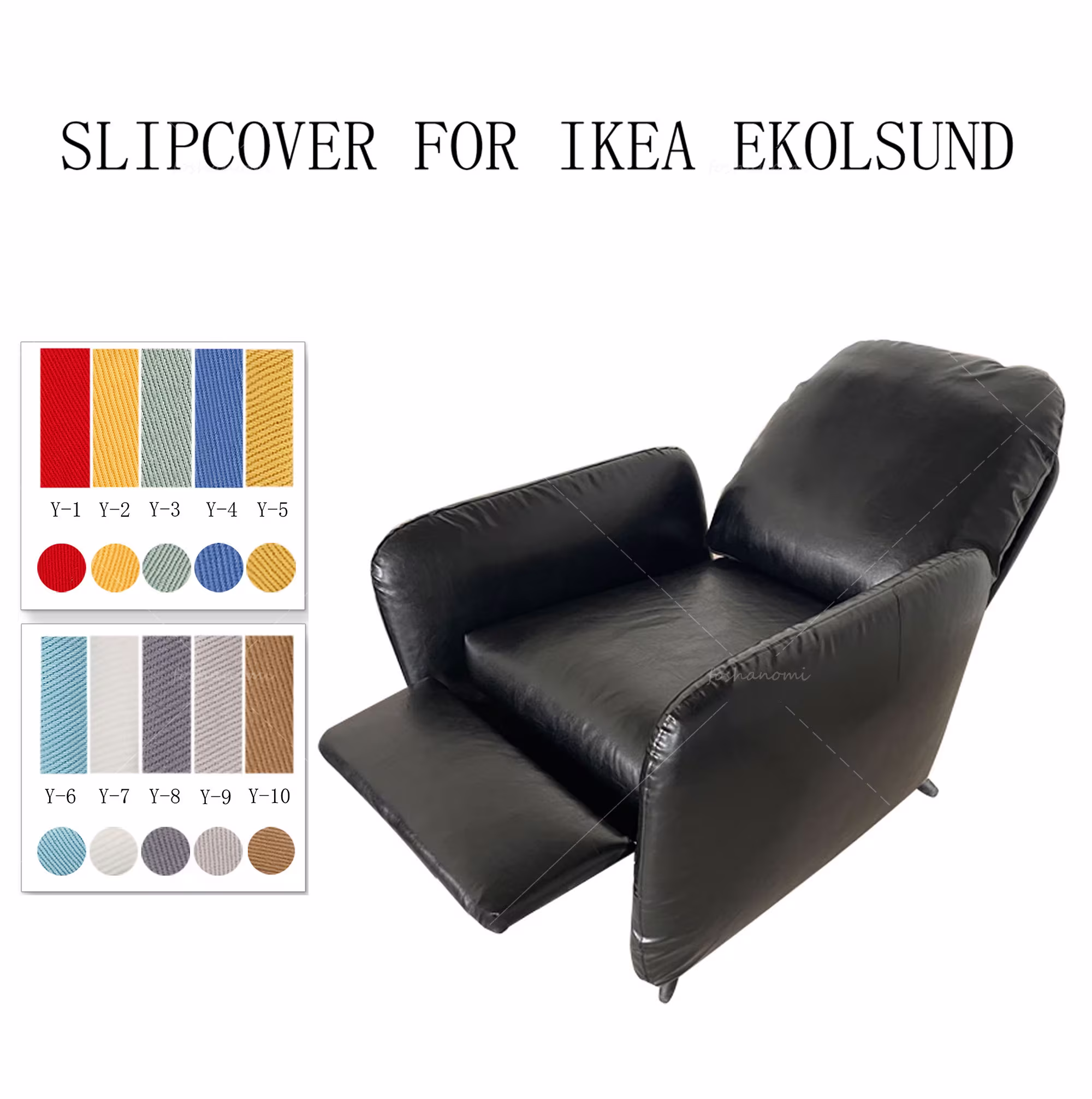 Ikea Ekolsund Sofa Covers(1 Seat, Ikea Covers, Ekolsund Armchair Covers, Covers For Ekolsund Chair, Cover Ikea Chair, Armchair Covers