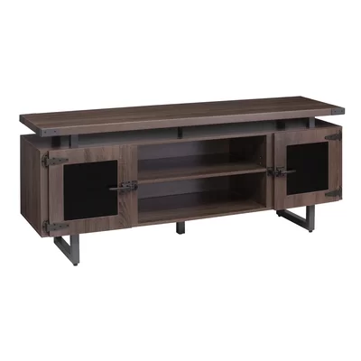 Mirella Low Wall Cabinet Glass Doors