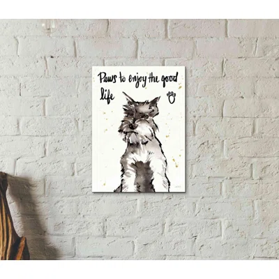 Strike a Paws XIV by Anne Tavoletti - Wrapped Canvas Graphic Art Print