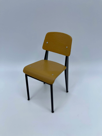 Miniature 112 Scale Chair, Mid Century Modern Mcm Design, Design Interior Collection Designer's Chair Volume 2 School