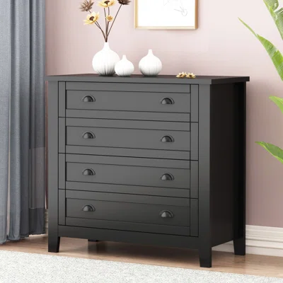 Rauni 37.8" Wide 4 Drawer Sideboard