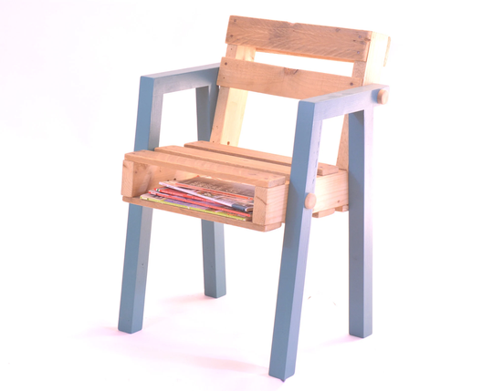 Reclaimed Pallet Wood Chair