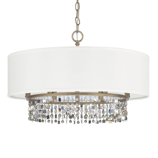 Harper 6-light Brushed Gold Pendant - Brushed Gold