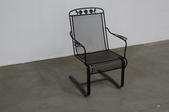 Mid-Century Modern Woodard Springer Rocker Patio Lounge Chair