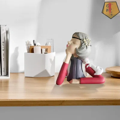 Decorations For Women Desk, Pencil Holder For Desk Cute, Cute Pen Holder For Girl Women Teacher, Girly Desk Accessories For Birthday, Holiday, Christm