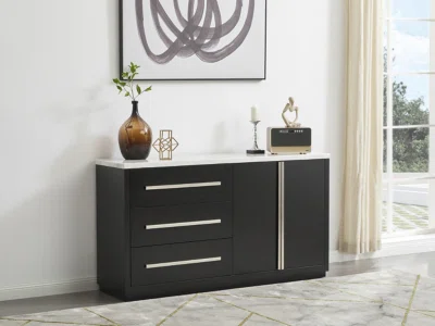 66" Wide 3 Drawer Sideboard