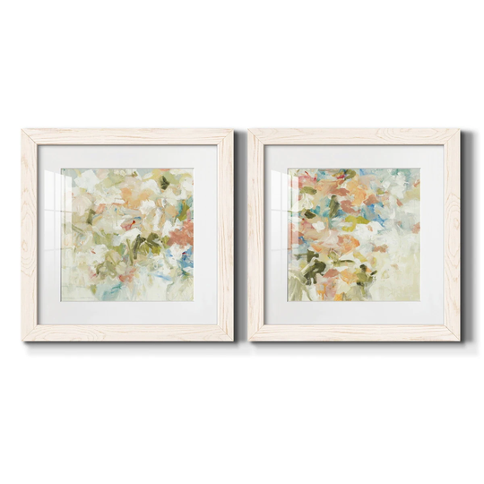 FLORAL BLUSH I-Premium Framed Canvas- Ready to Hang - Multi-Color