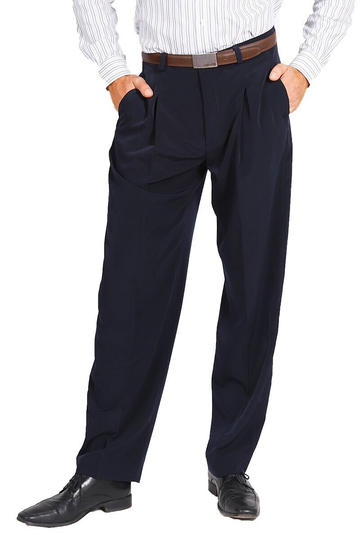 Men's Argentine Tango Pants, Dark Blue Evening Men Trousers, Salsa Dance Men Ballroom Performance Latin Pants