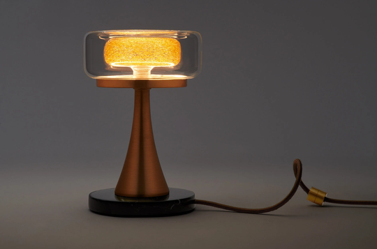 Halo Blown Glass Table Lamp 6.5" Dia