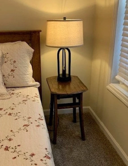 24" Bourbon Barrel End Table & Nightstand