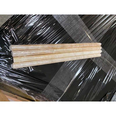 Honey Onyx 1/2" x 12" Pencil Onyx Look Wall Liner