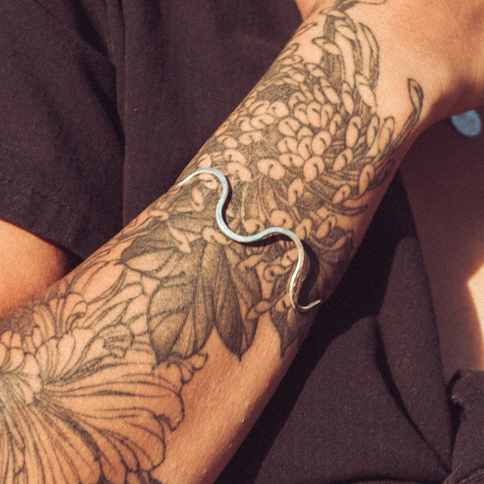 Shore Bracelet | Waves Bracelet, Handmade Bangle