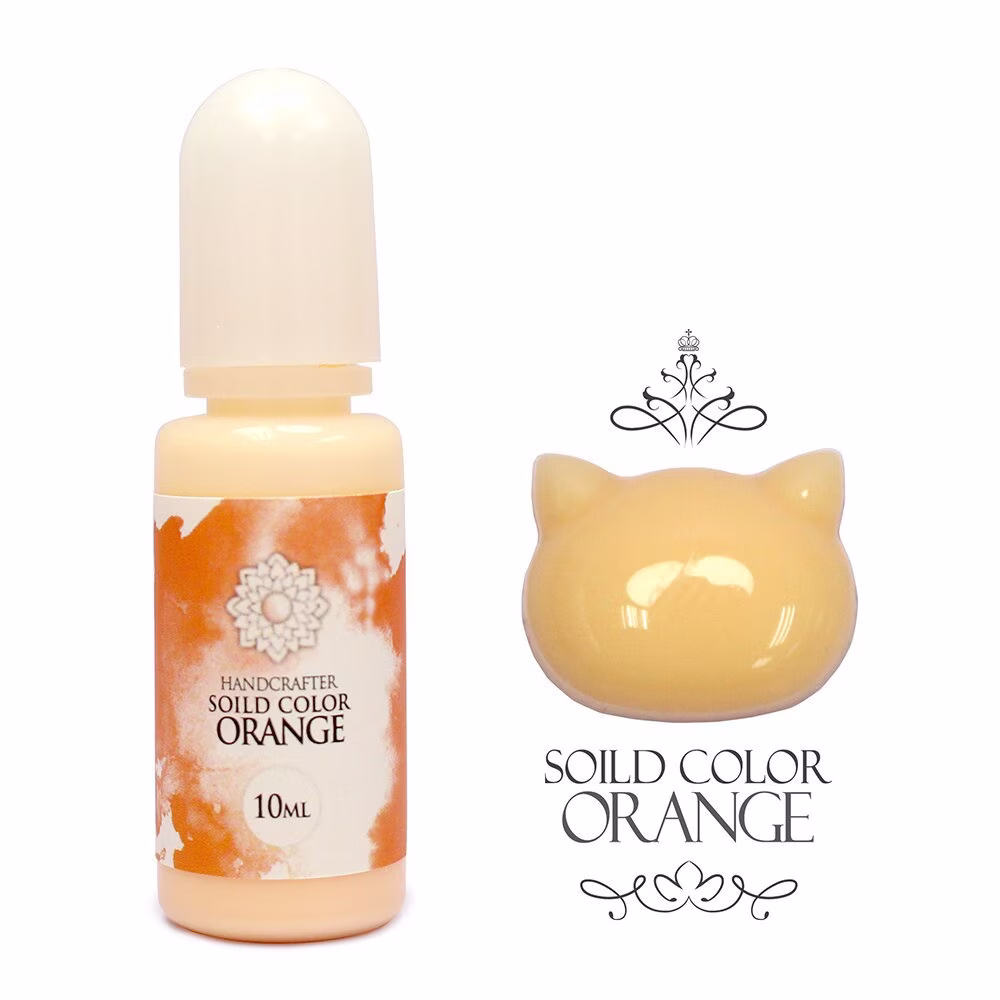 10 Ml Pastel Orange, Solid-Color | Opaque Liquid Pigment, Handcrafter Resin Colorant, Color Uv Resin Or Uv/Led Resin, 9 Solid Colors Avail