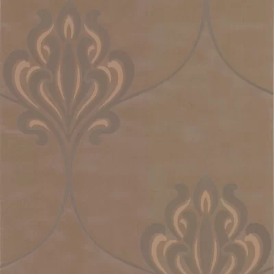 Decadence Orfeo Nouveau 33' x 20.5" Damask 3D Embossed Wallpaper