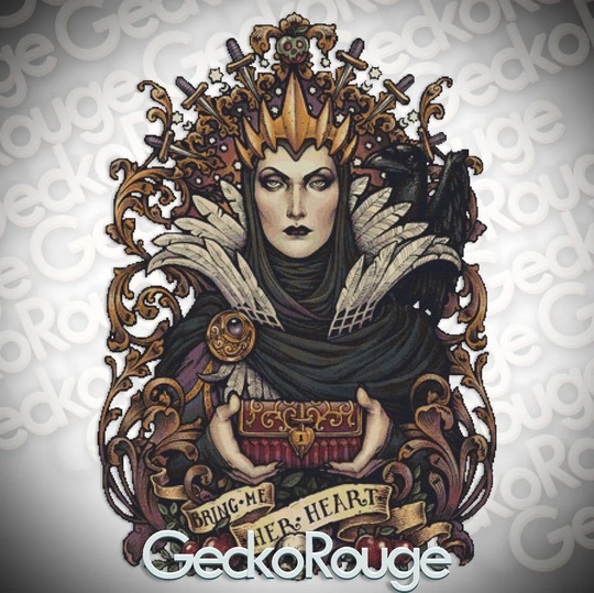 Evil Queen By Medusa Dollmaker Modern Cross Stitch Art Kit