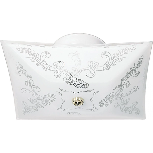 2-Light Square Ceiling Flush