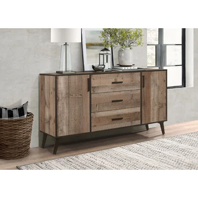Van Horne Mabrey 59.1" Wide 3 Drawer Sideboard