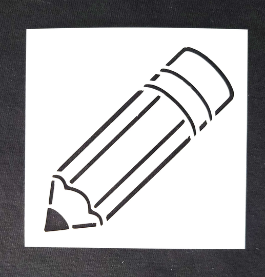 Pencil Outline Stencil