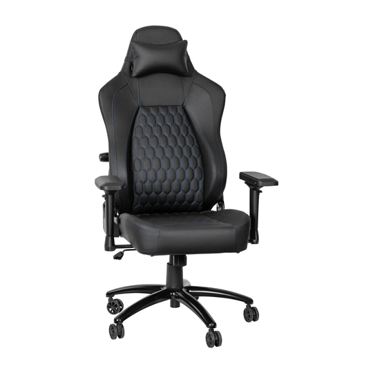 Flash Furniture Adjustable Gaming Chair w/ Lumbar Support, Black - 28.75"Wx25.5"-46.5"Dx48.75"-51.25"H