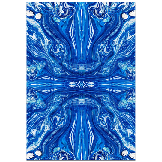 Jamie Anton 'Coastal Waters 6 Quad' 22in x 32in Abstract Wall Art on Plexiglass - Multi-Color